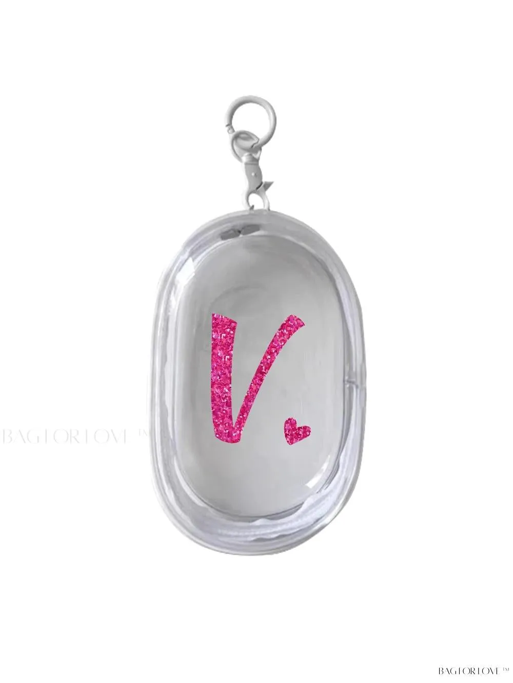 BagForLove - Transparent Travel Essentials Pouch with Zipper Closure