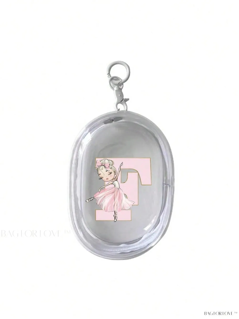 BagForLove - Transparent Travel Essentials Pouch with Zipper Closure