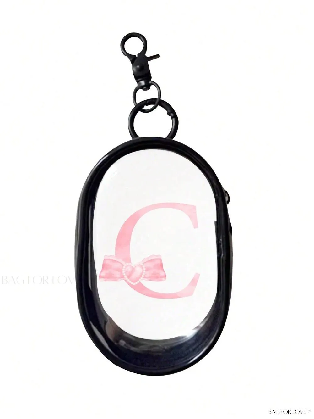 BagForLove - Transparent Travel Essentials Pouch with Zipper Closure
