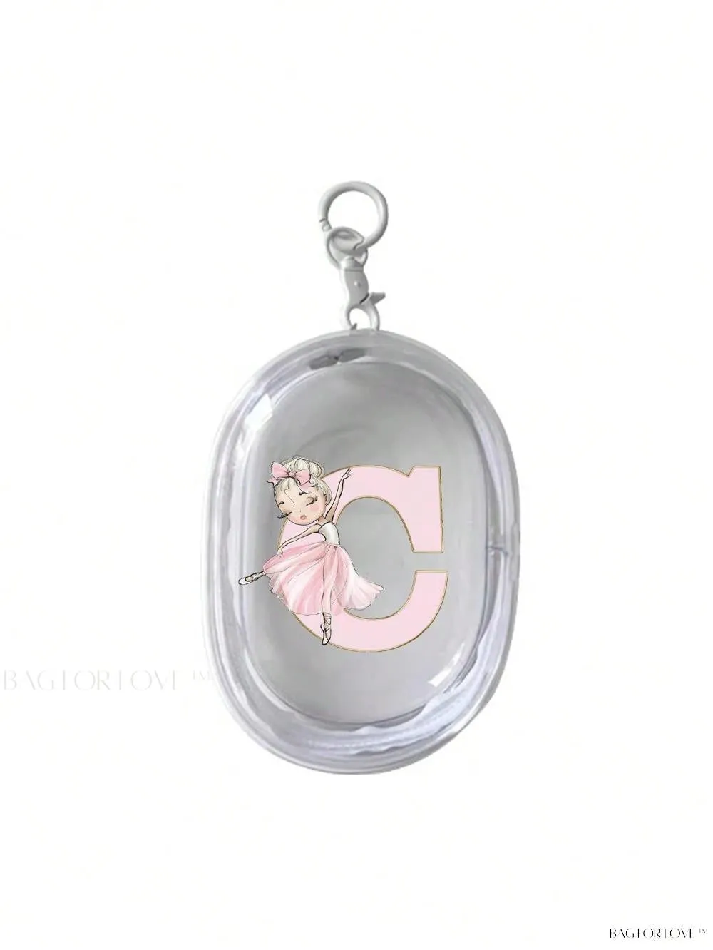 BagForLove - Transparent Travel Essentials Pouch with Zipper Closure
