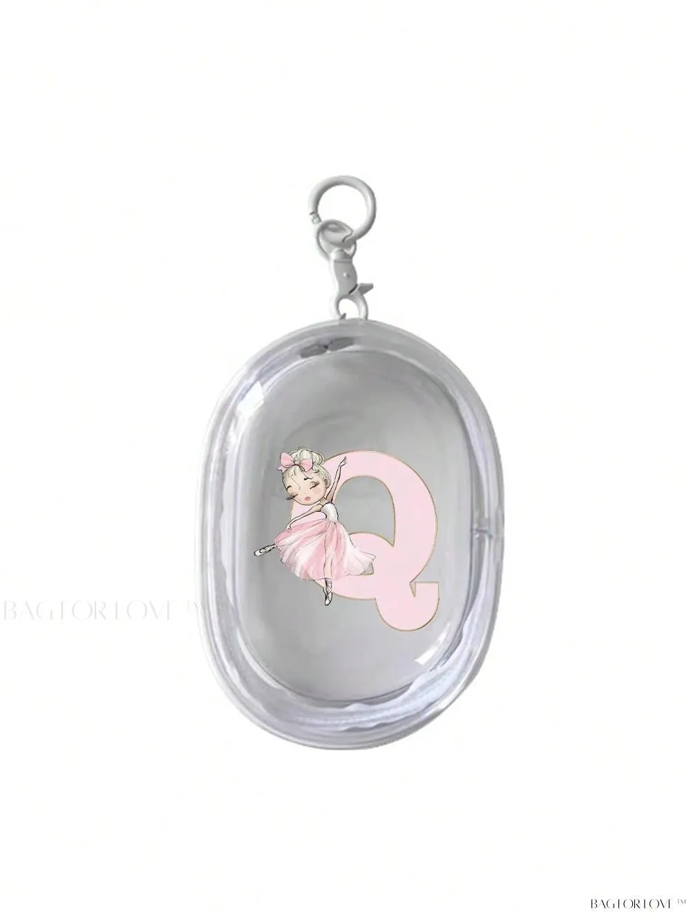 BagForLove - Transparent Travel Essentials Pouch with Zipper Closure