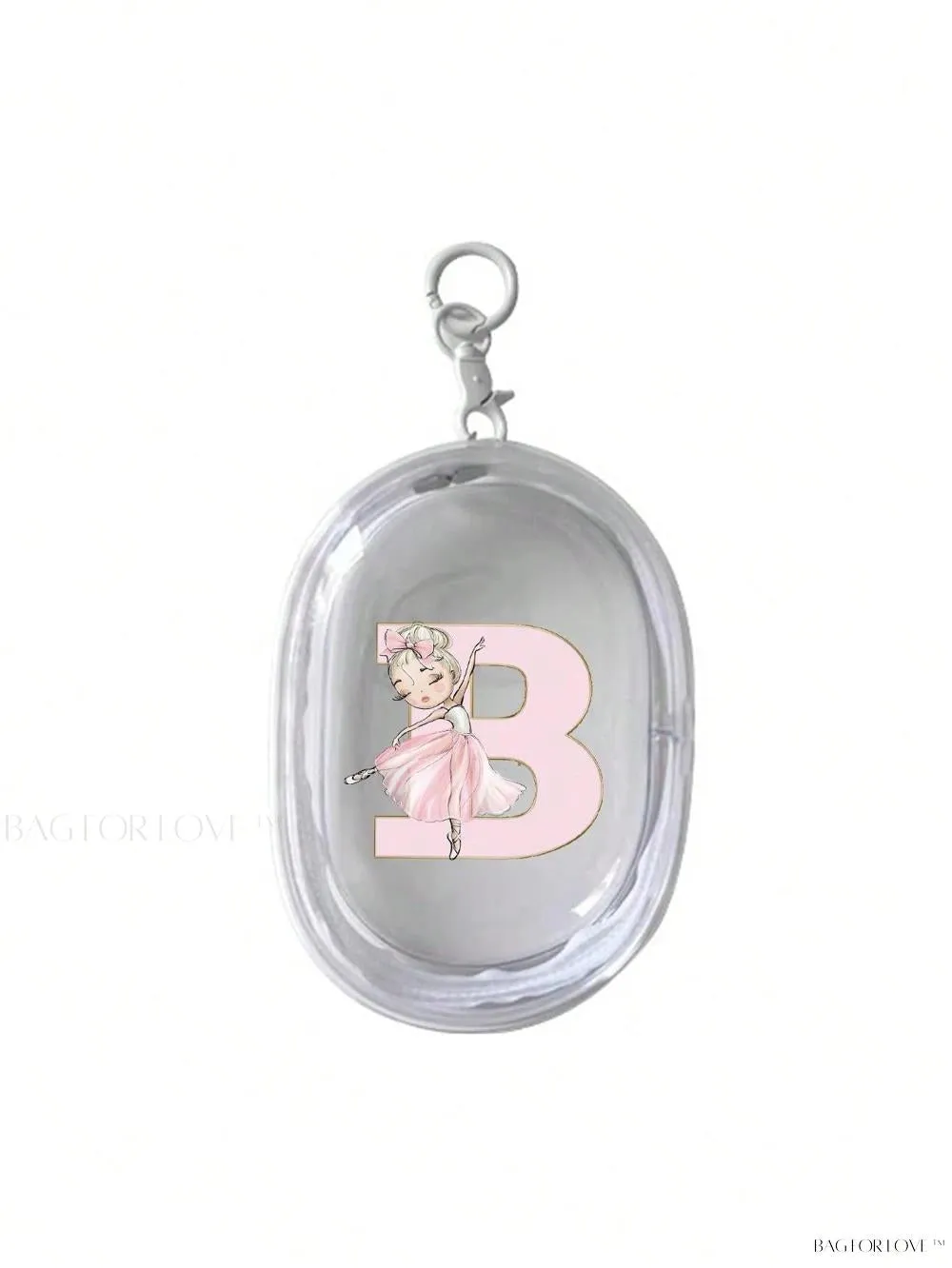 BagForLove - Transparent Travel Essentials Pouch with Zipper Closure