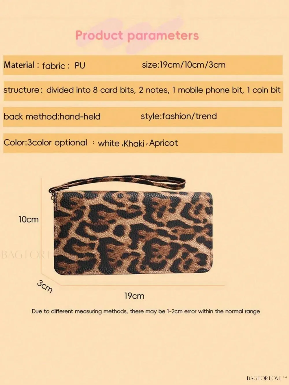 BagForLove - Vintage Inspired Leopard Print Wrist Wallet for Her