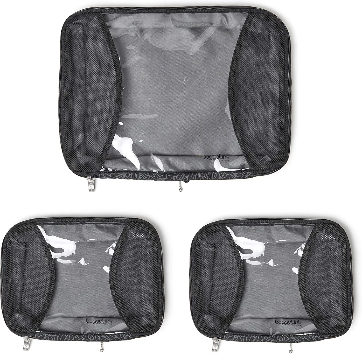 Baggallini Compression Cube 3-piece set - Lightweight Compression Packing Cubes for Travel