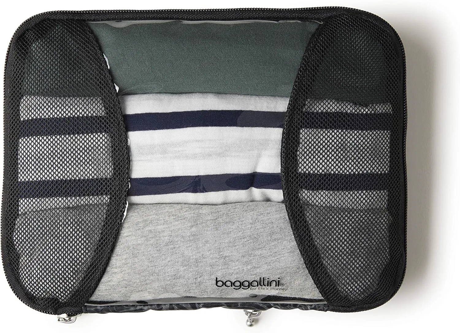 Baggallini Compression Cube 3-piece set - Lightweight Compression Packing Cubes for Travel