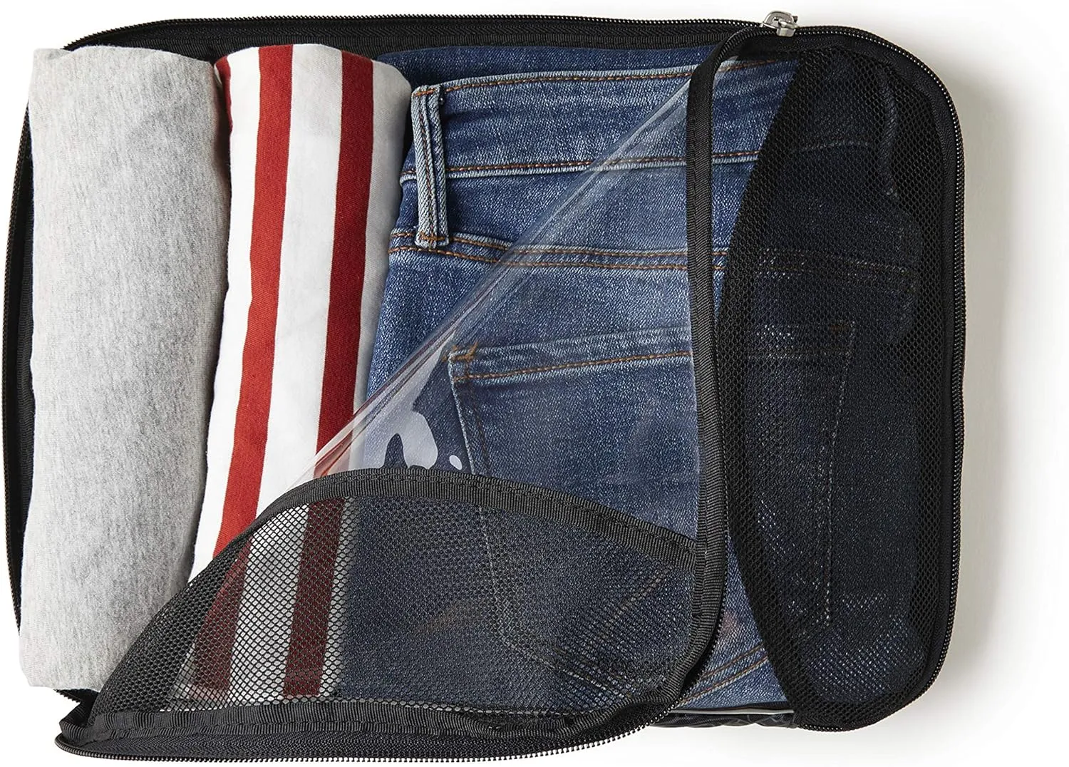 Baggallini Compression Cube 3-piece set - Lightweight Compression Packing Cubes for Travel