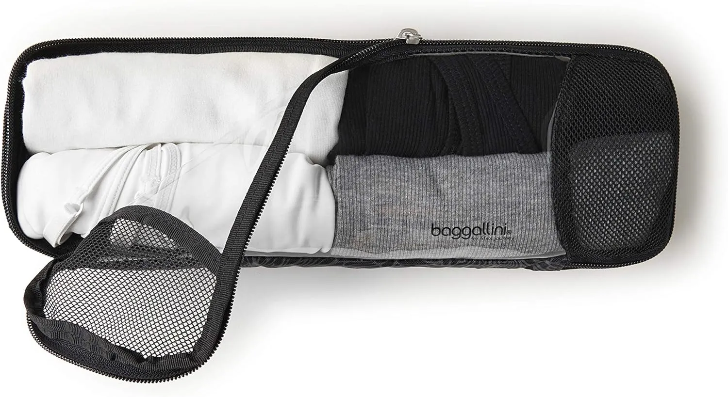 Baggallini Long Compression Cube - Lightweight Compression Packing Cube for Travel