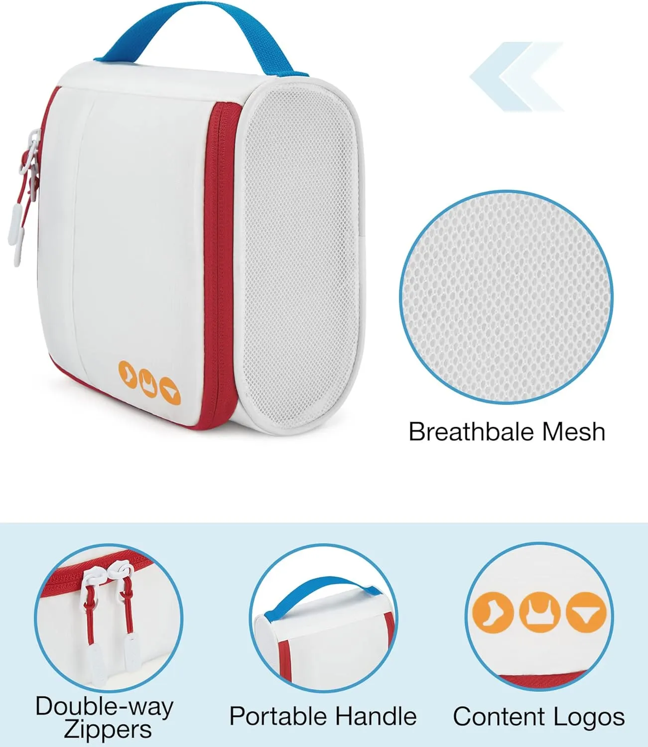 BAGSMART Keep Shape Packing Cubes for Travel, 6 Set Travel Cubes for Packing, Lightweight Suitcase Organizer Bags Set for Travel Essentials