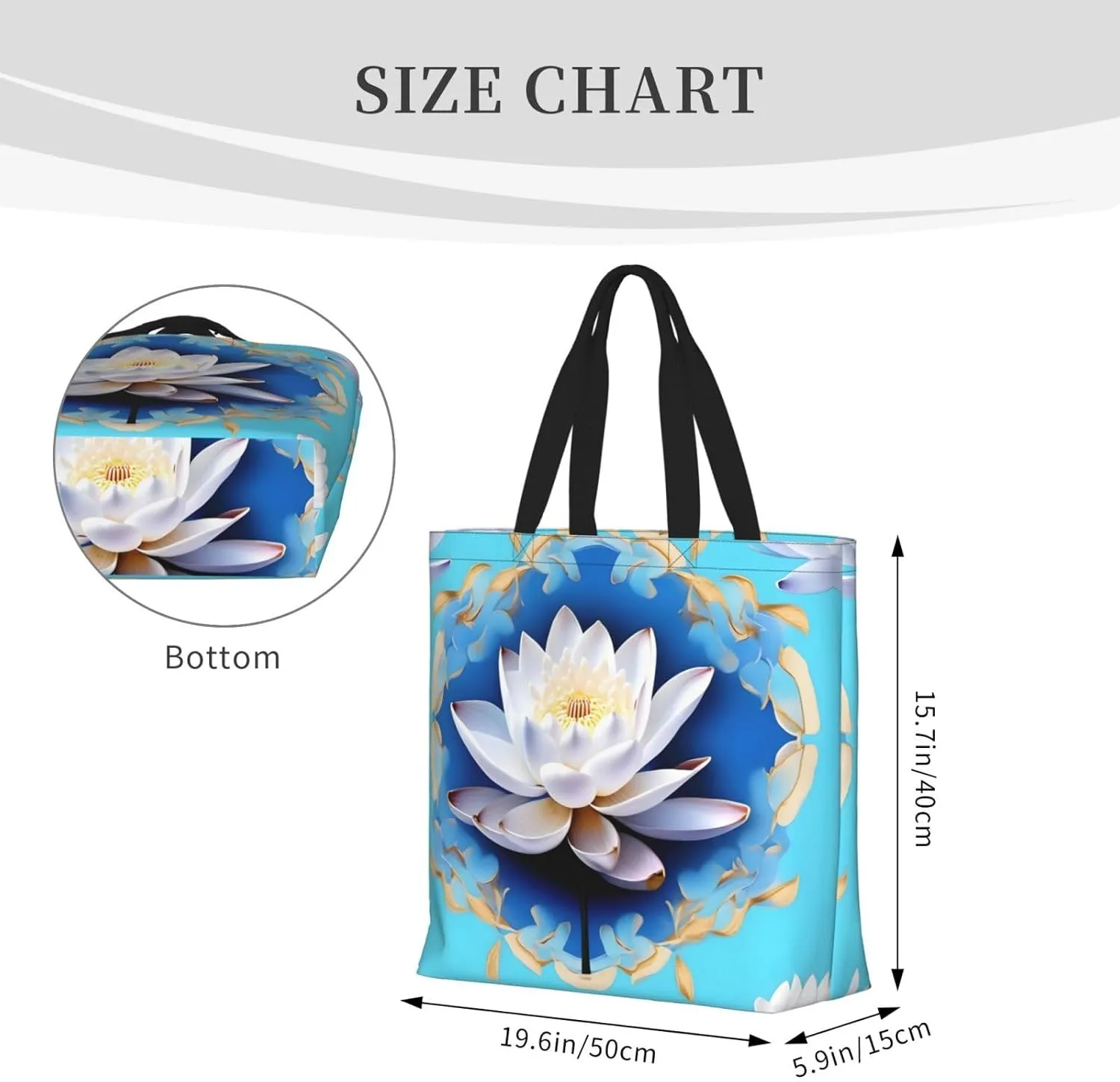 Ballroom Dance Small Pattern Print Tote Bags Reusable Grocery Bag Shoulde Bag Handbag For Office Shopping Travel