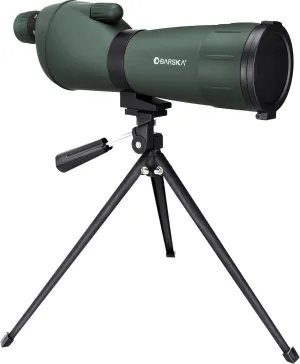 BARSKA 20-60x60mm Colorado Zoom Straight Spotting Scope Waterproof with Flip-Down Lens for Target Shooting Range Hunting Birding