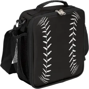 Baseball Kids Lunch Box Baseball Sport Insulated Lunch Bag Tote for Girls Boys Cooler Freezable Meal Prep Bag with Shoulder Strap Waterproof Lunch Container for School Office Picnic