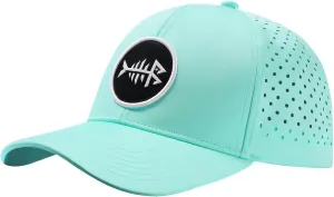BASSDASH UPF 50  Quick Dry Baseball Cap Water Resistant Laser Cut Mesh Snapback Hat for Men Women Fishing Hiking FH14