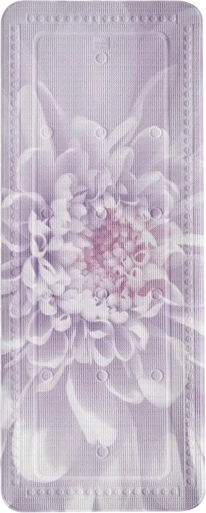 Bath Mat PVC Lavender 36 x 92 cm