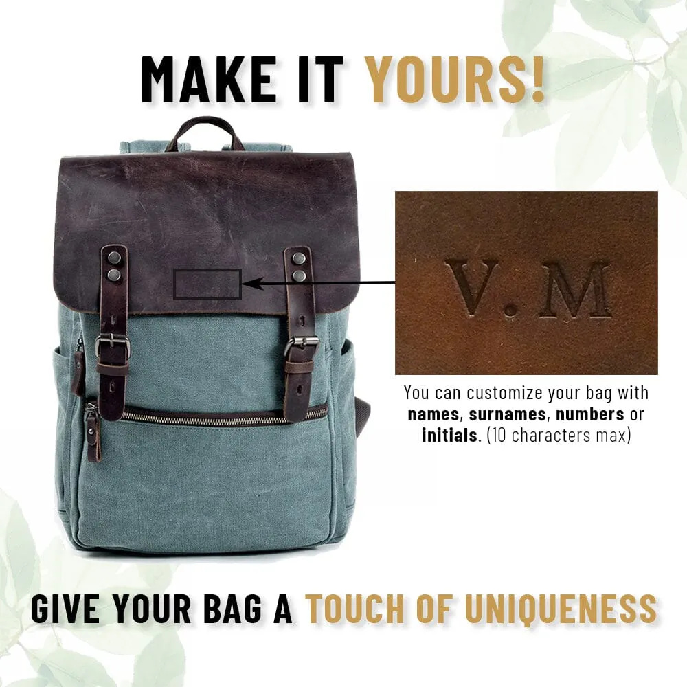 Baumwoll Canvas Rucksack | MILAN