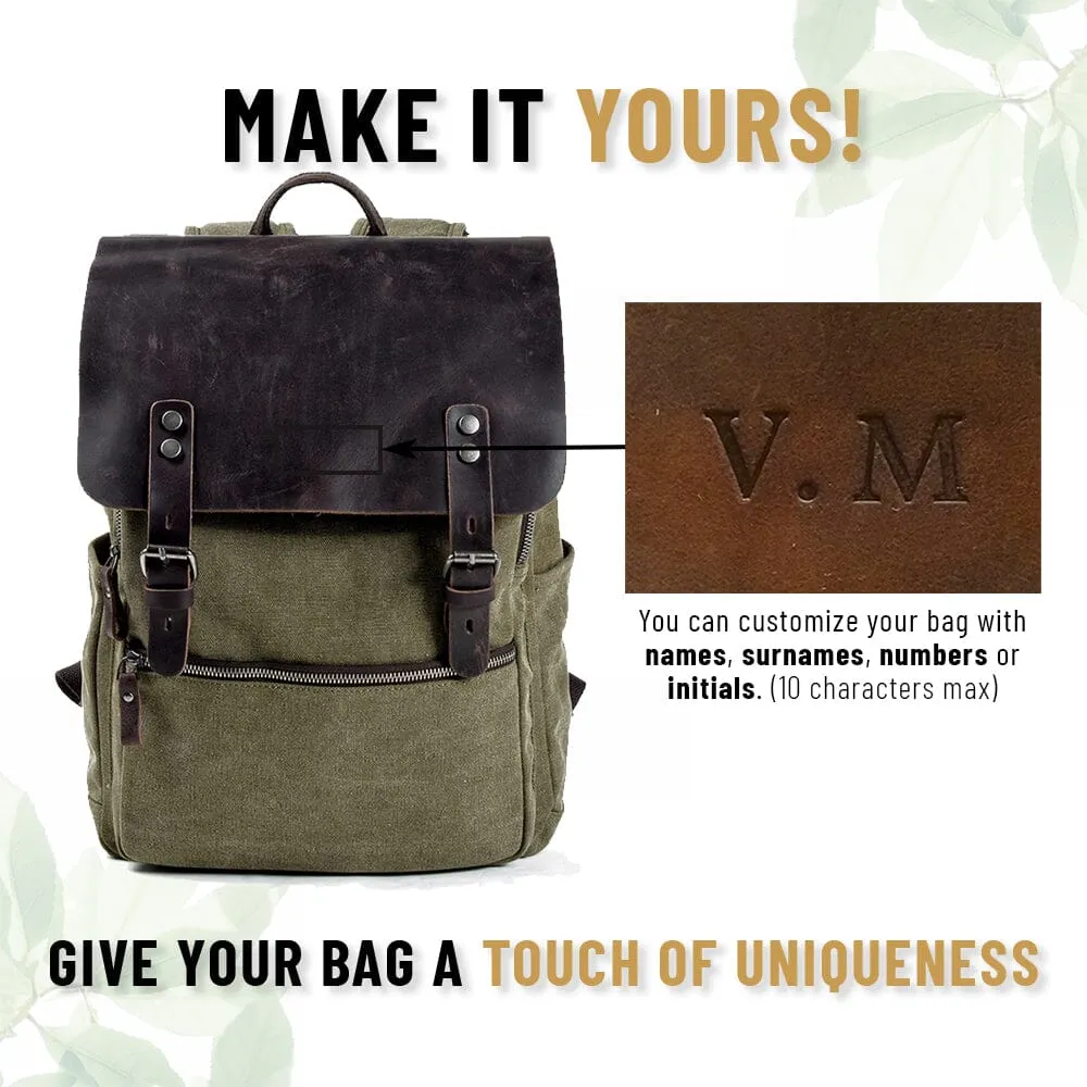 Baumwoll Canvas Rucksack | MILAN