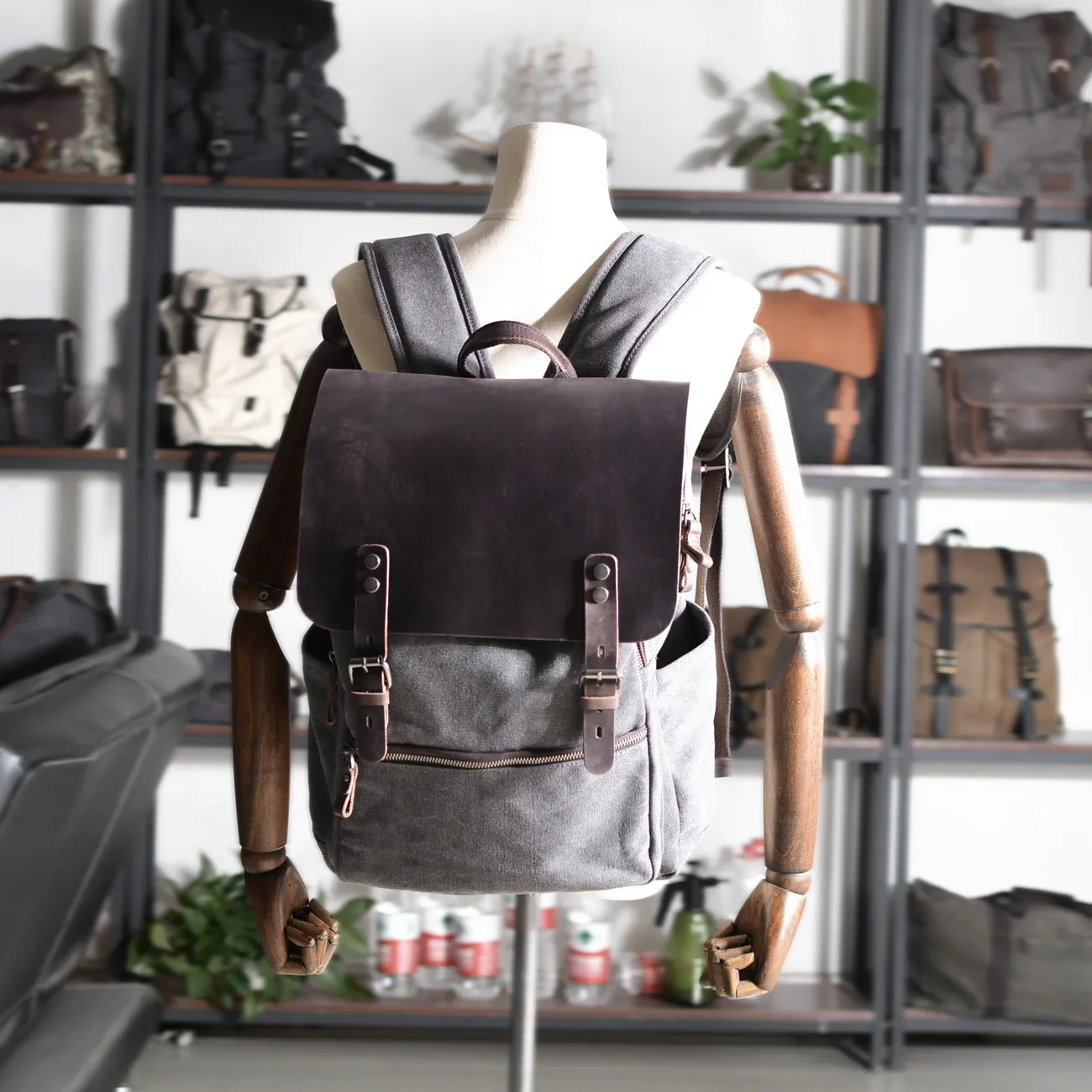 Baumwoll Canvas Rucksack | MILAN