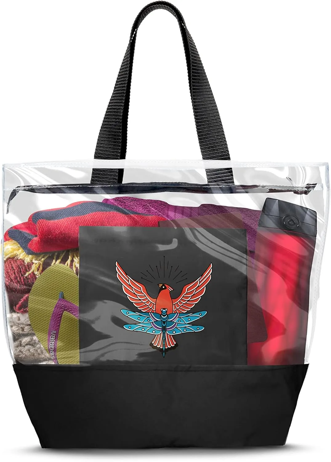 Beach Tote Bag Foldable Reusable Durable and Washable for Outdoor Travel Shopping Gym, Stadium