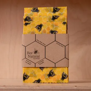 BeeNatural Yellow Bee- Eco Beeswax Wraps
