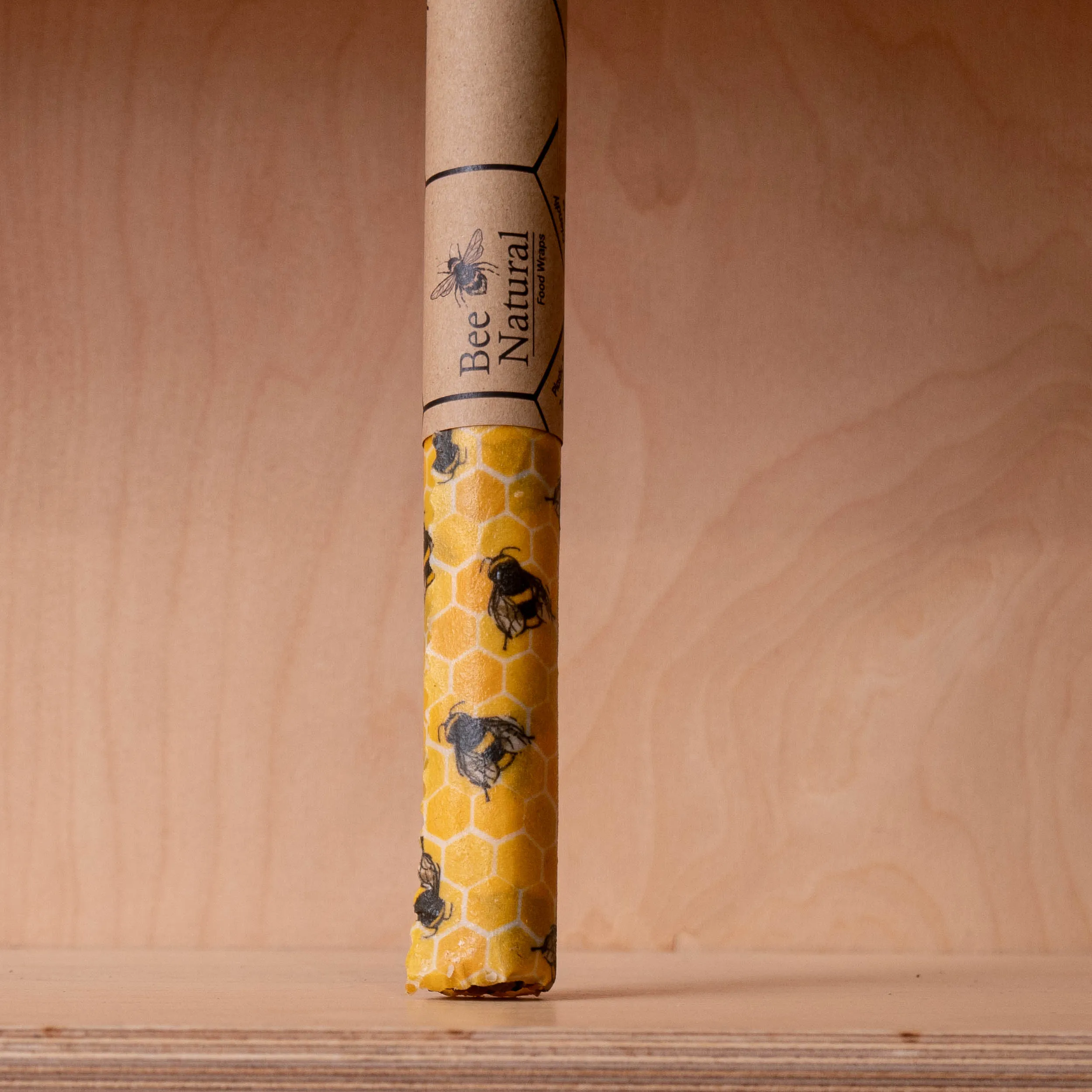BeeNatural Yellow Bee "Cut It" Roll- Eco Beeswax Wraps
