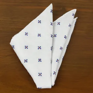 Belgian Linen (Hand Sewn) Flower Pocket Square LLFPS-1