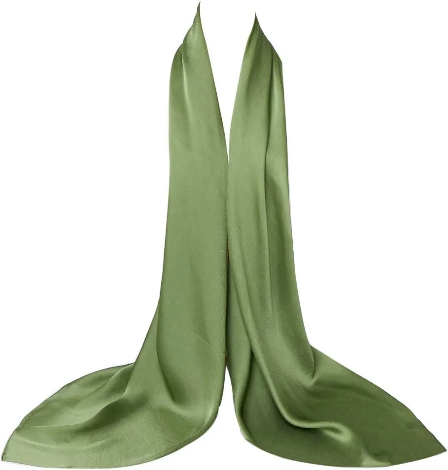 Bellonesc Silk Scarf 100% silk Long Lightweight Sunscreen Shawls for Women