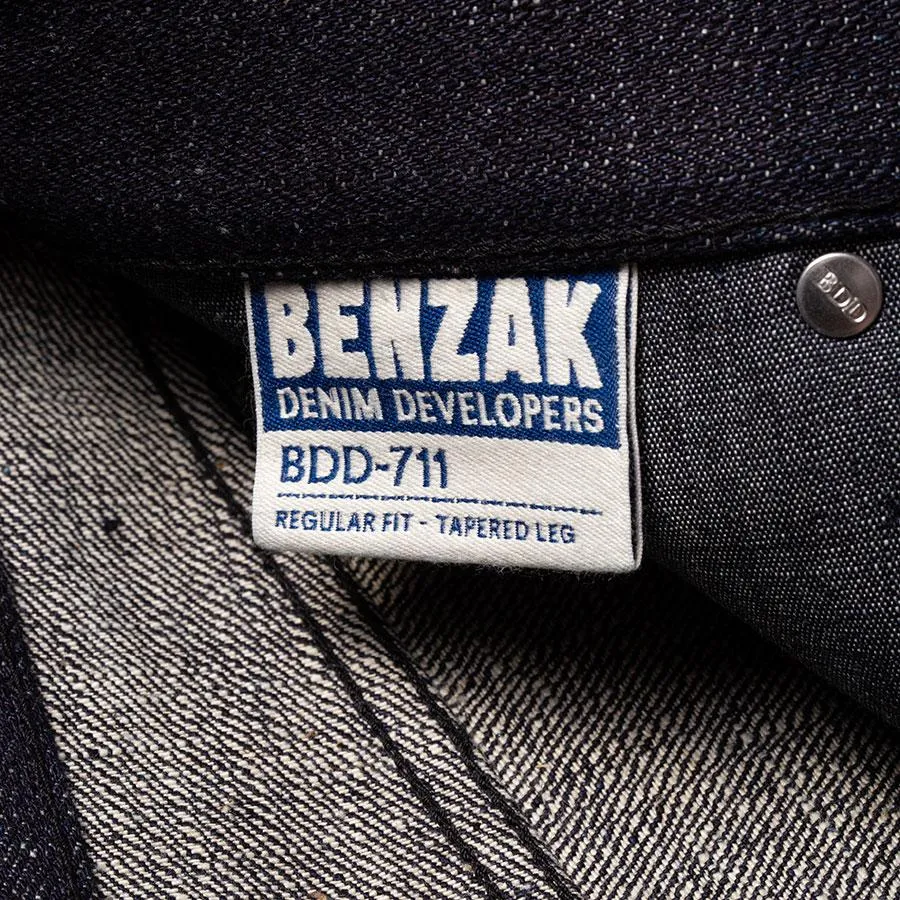 【Benzak Denim Developers】重磅布邊竹結 合身直筒微錐褲 18oz BDD-711 Super Slub RHT