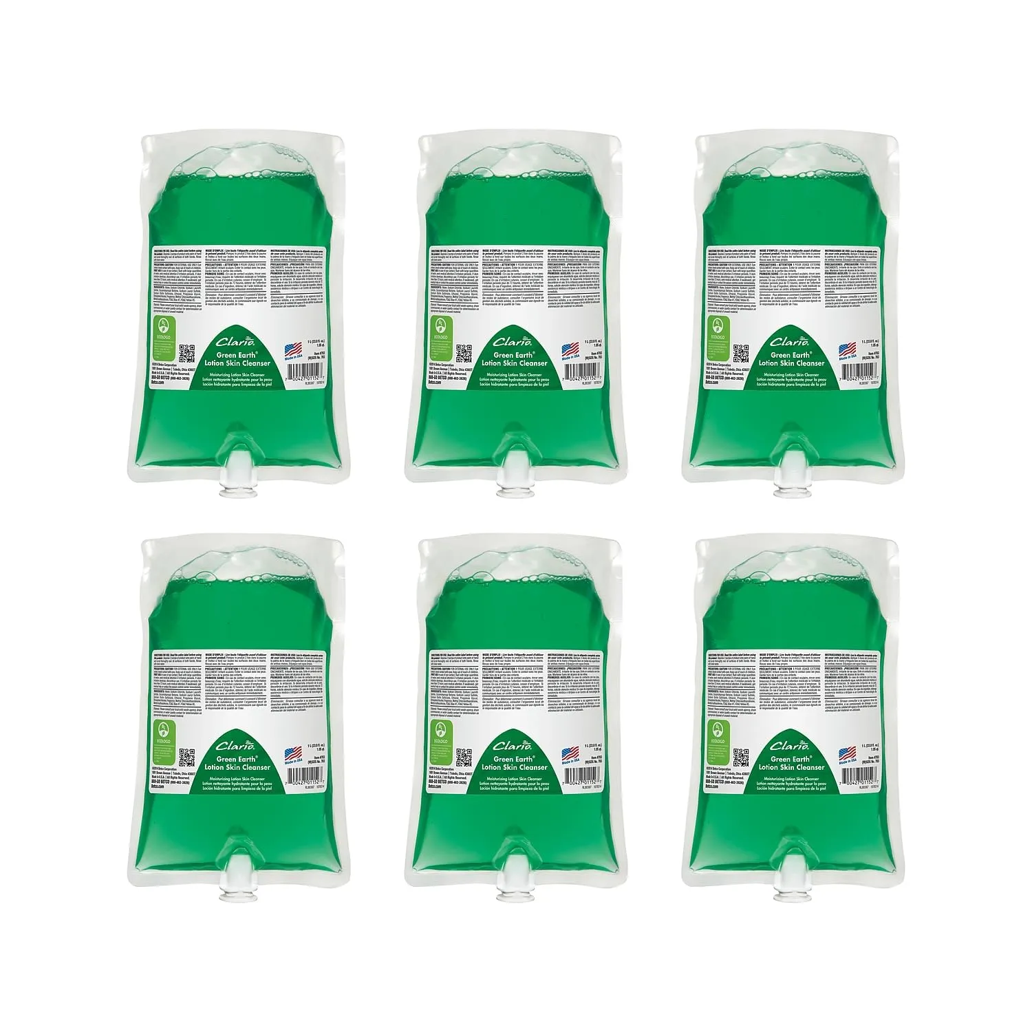 Betco 7832900 Hand Soap Refill for Manual Dispenser, Citrus, 1L