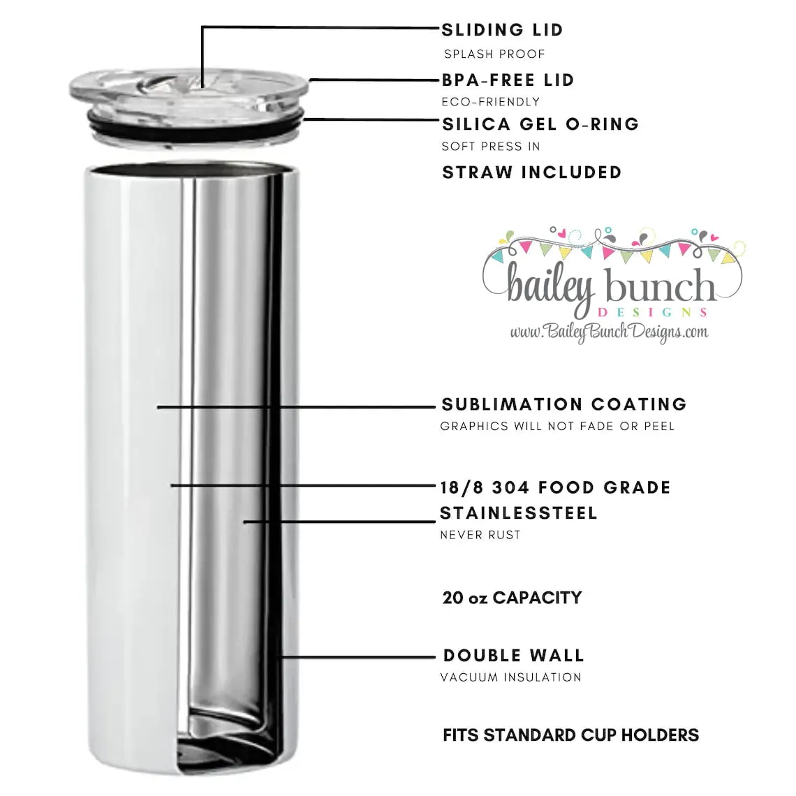 BH Eagles Senior Graduate Photo Shimmer Glitter Tumbler TUMSENPHOTO0520