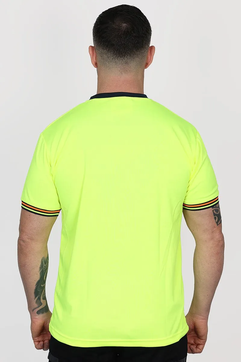 Bisley Taped Hi-Vis Polyester Mesh T-Shirt