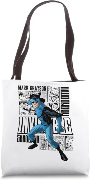 Blue Suit Collage Tote Bag