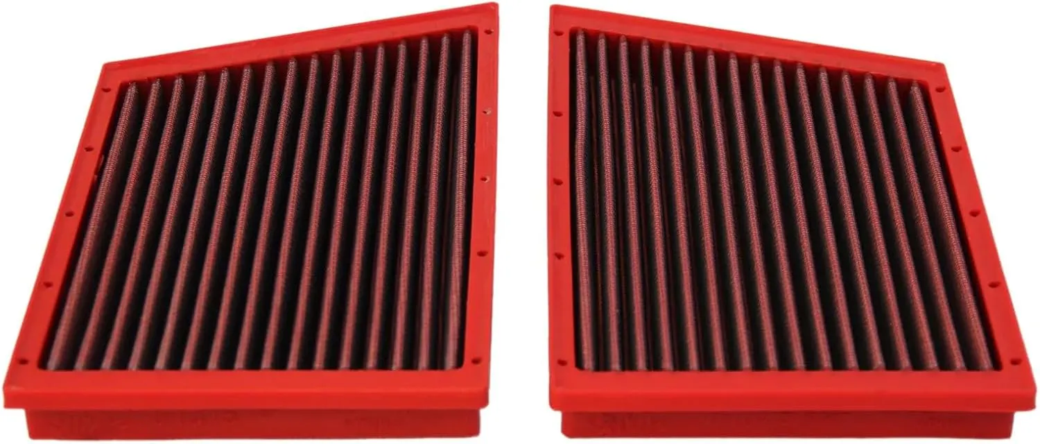BMC Air Filter Panel Air Filter Compatible with 2018  911 (992) 3.0 H6 Carrera S Dakar Sport Classic Targa Turbo(Full Kit - 2 Filters Included)