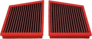 BMC Air Filter Panel Air Filter Compatible with 2018  911 (992) 3.0 H6 Carrera S Dakar Sport Classic Targa Turbo(Full Kit - 2 Filters Included)