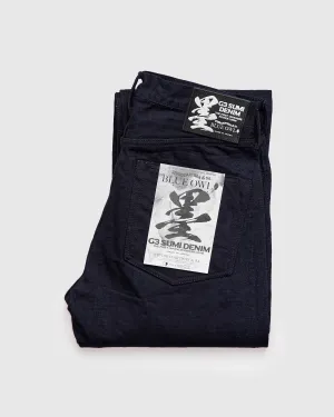 BO-001 "Sumi G3" 14oz Selvedge Denim - Regular Straight Fit