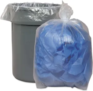 Boardwalk 531 Low Density Repro Can Liners, 1.1 Mil, 40-45gal, 40x46, 10 Bags/RL, 10 Rolls/CT
