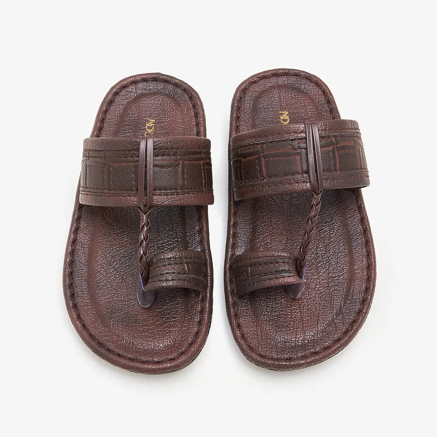 Boys Textured Chappals
