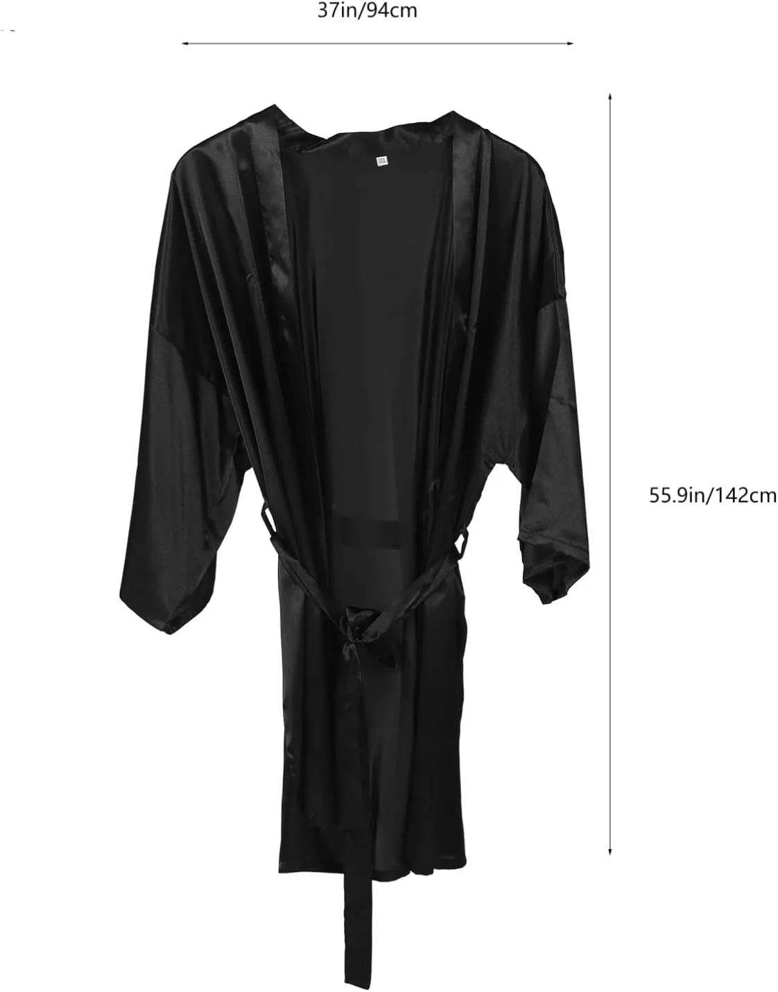 Bridal Silk Robe for Wedding Party Short Elegant Robes with Ties Lightweight Simple Fashionable Design