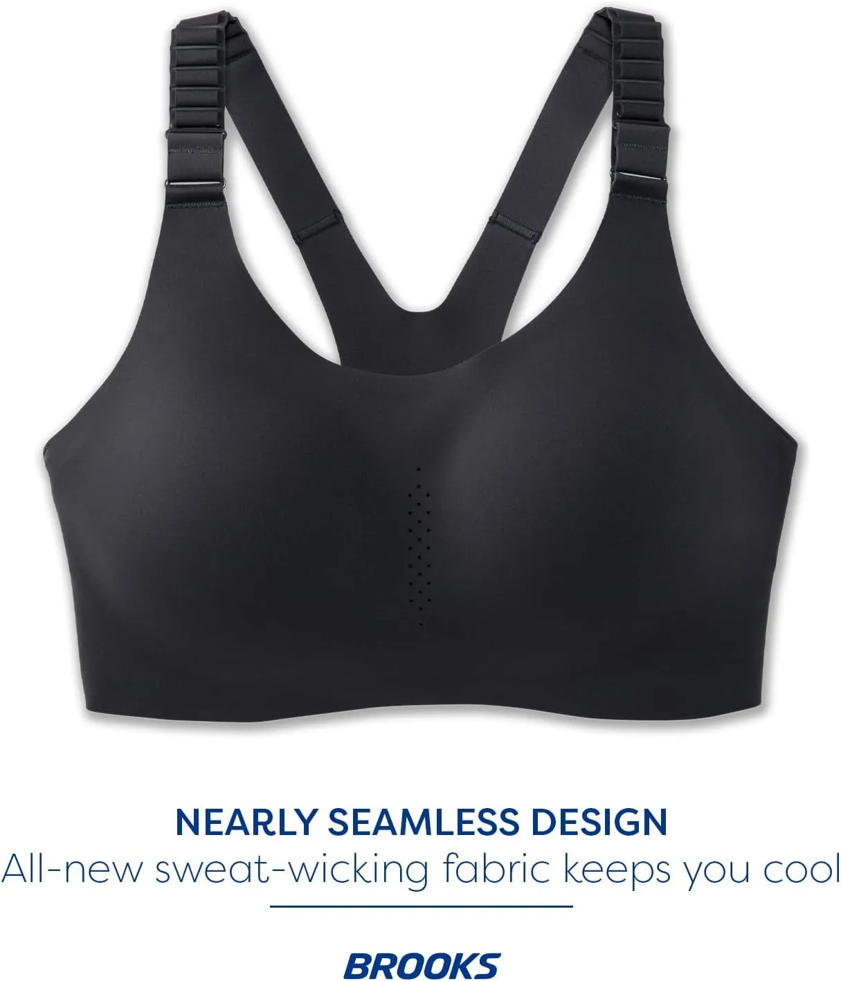 Brooks Women's Racerback 2.0 Sports Bra for High Impact Running, Workouts & Sports with Maximum Support