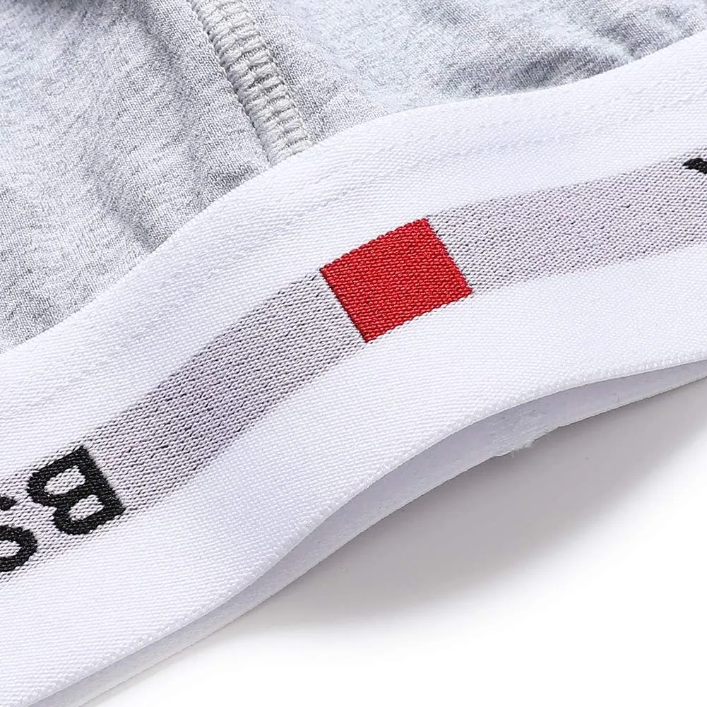 BSHETR Men's Jockstraps Athletic Supporters 4-Pack Cotton Work Out Underwear