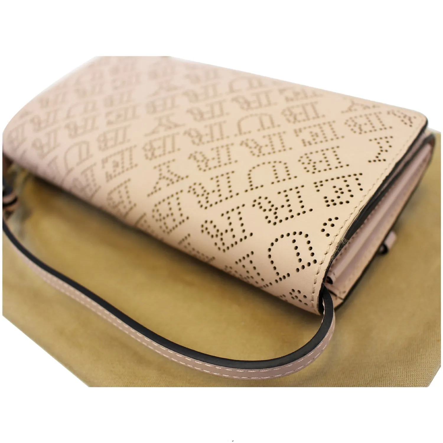 BURBERRY Hampshire Perforated Leather Crossbody Bag