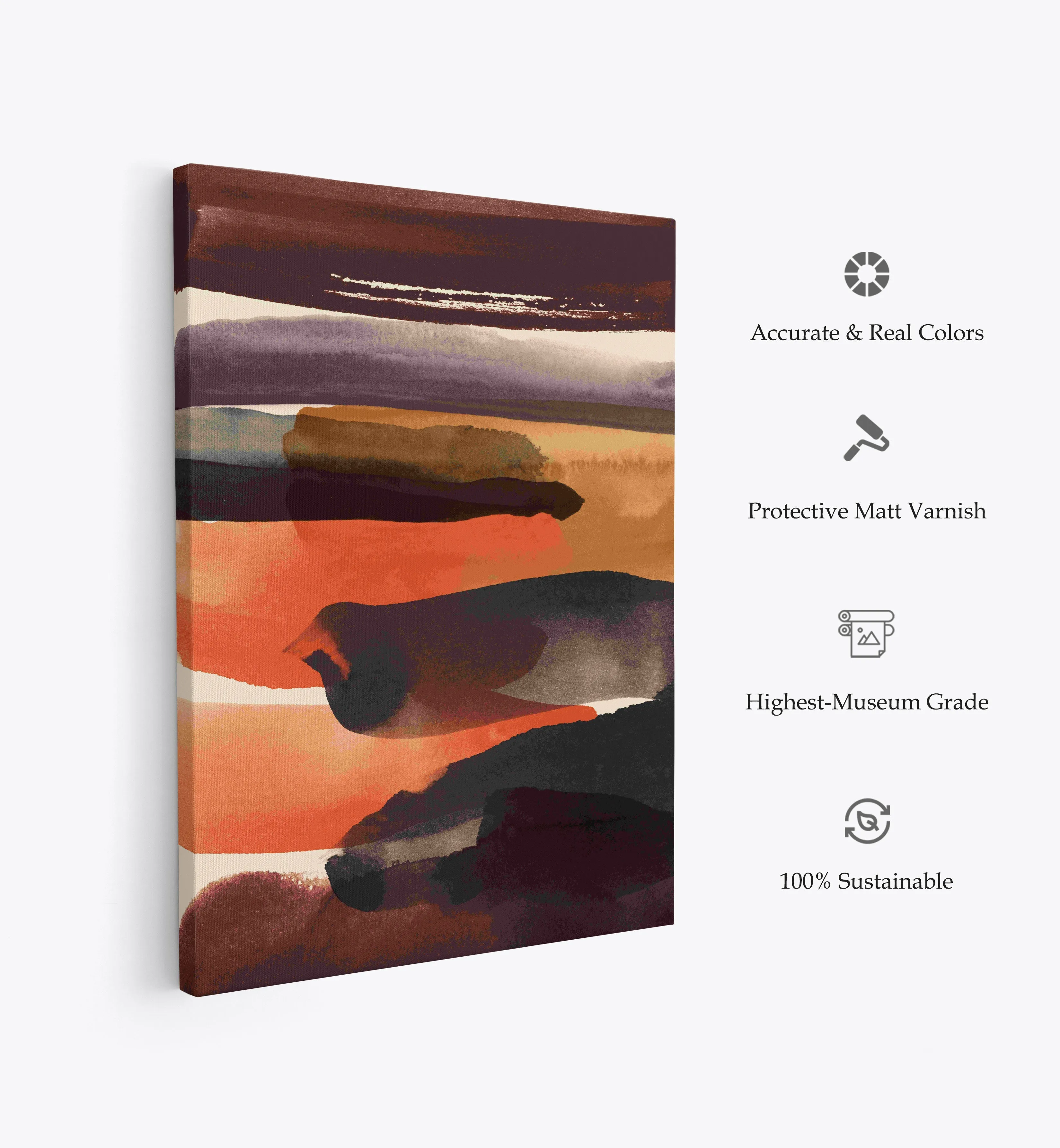 Burnt Sienna, Abstract Art, Minimal Art, Minimalist