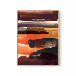 Burnt Sienna, Abstract Art, Minimal Art, Minimalist