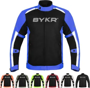 BYKR Mesh Motorcycle Jacket For Men Dual Sports Adventure Breathable Riding Protective Motorbike Jackets Enduro CE Armored