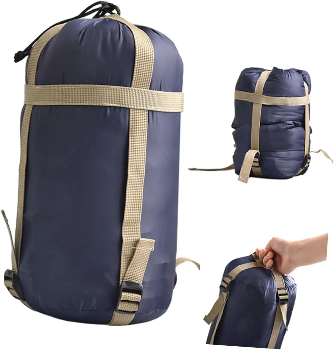 Cabilock Outdoor Bag 3pcs Hammock Sleeping Bag Dry Bag Outdoor Bags Stuff Hiking Bags Inflatable Sleeping Bag Sleeping Bag for Adults Sleeping Bag Stuff Sack Nylon Bag Heavy Travel