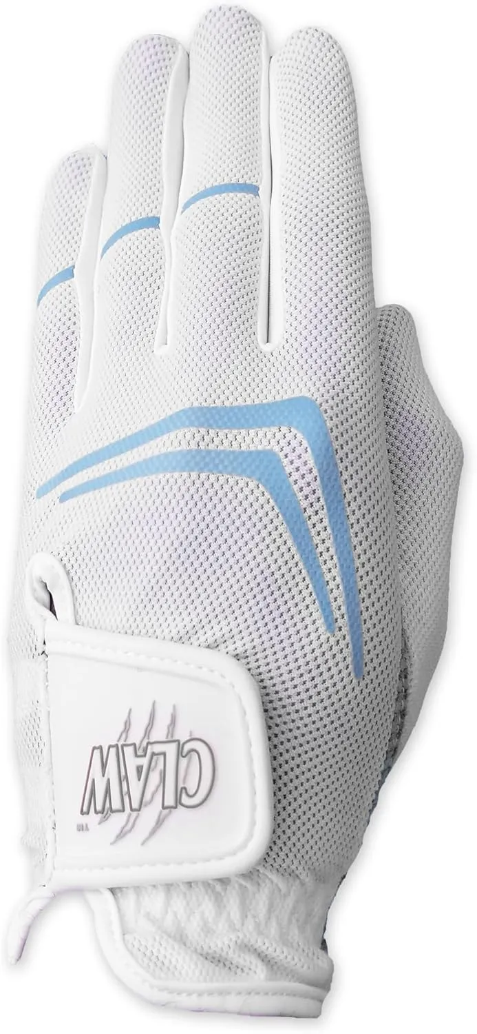 CaddyDaddy Claw Golf Gloves for Women | Flex-Mesh Design for Cool Ventilation | Lasts 3-5 Times Longer Than Leather | Silicone-Web Coating for Maximum Grip | 100% Machine-Washable