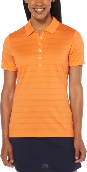 Callaway Women's Golf Short Sleeve Pique Open Mesh Polo Shirt