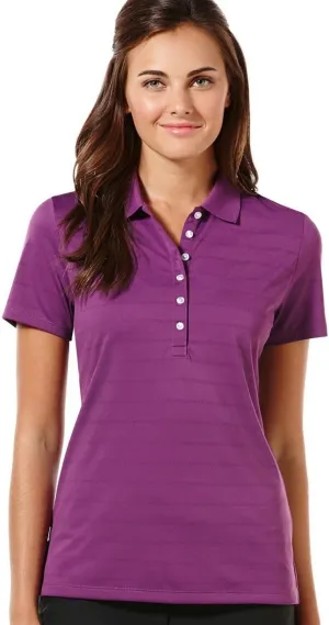 Callaway Women's Golf Short Sleeve Pique Open Mesh Polo Shirt