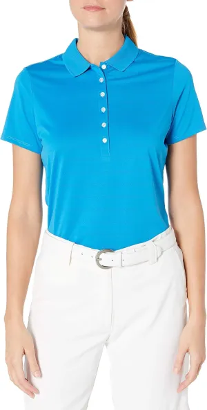 Callaway Women's Golf Short Sleeve Pique Open Mesh Polo Shirt