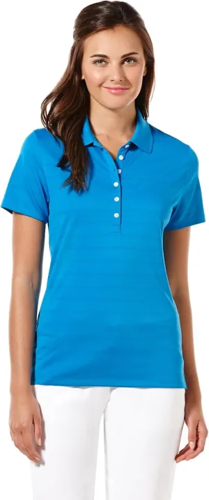 Callaway Women's Golf Short Sleeve Pique Open Mesh Polo Shirt