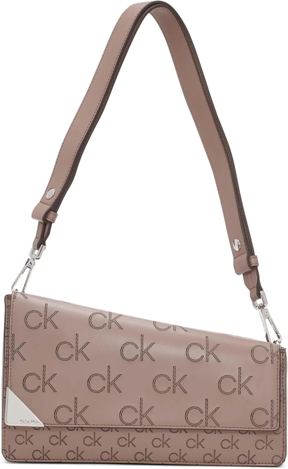 Calvin Klein Basalt Flap Demi Shoulder Bag