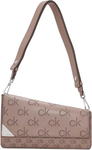 Calvin Klein Basalt Flap Demi Shoulder Bag